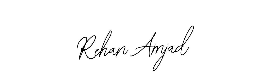 Make a beautiful signature design for name Rehan Amjad. Use this online signature maker to create a handwritten signature for free. Rehan Amjad signature style 12 images and pictures png