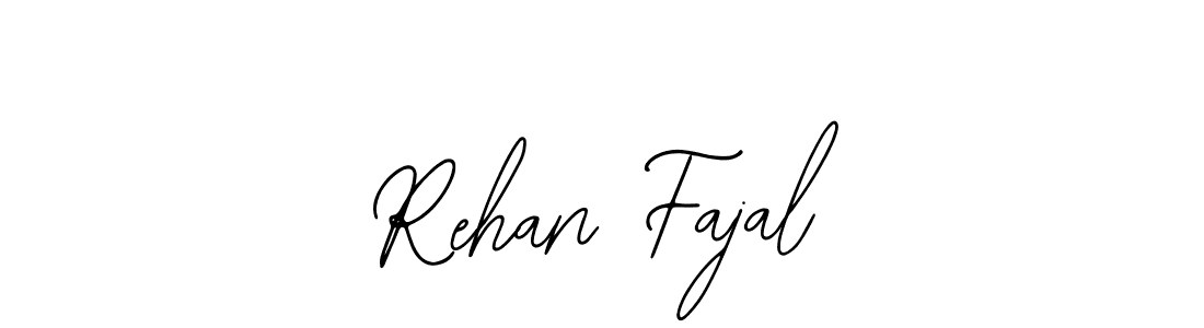 Also we have Rehan Fajal name is the best signature style. Create professional handwritten signature collection using Bearetta-2O07w autograph style. Rehan Fajal signature style 12 images and pictures png