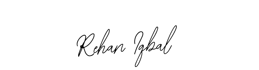 Make a beautiful signature design for name Rehan Iqbal. With this signature (Bearetta-2O07w) style, you can create a handwritten signature for free. Rehan Iqbal signature style 12 images and pictures png