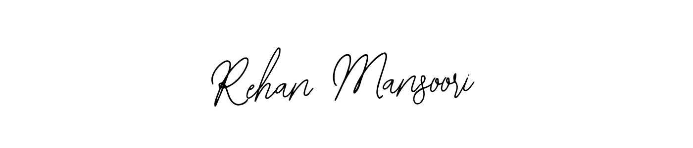 Make a beautiful signature design for name Rehan Mansoori. With this signature (Bearetta-2O07w) style, you can create a handwritten signature for free. Rehan Mansoori signature style 12 images and pictures png