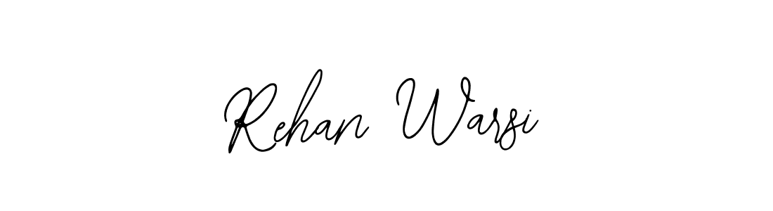 Design your own signature with our free online signature maker. With this signature software, you can create a handwritten (Bearetta-2O07w) signature for name Rehan Warsi. Rehan Warsi signature style 12 images and pictures png