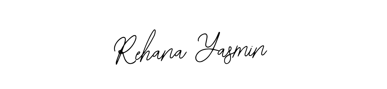 It looks lik you need a new signature style for name Rehana Yasmin. Design unique handwritten (Bearetta-2O07w) signature with our free signature maker in just a few clicks. Rehana Yasmin signature style 12 images and pictures png