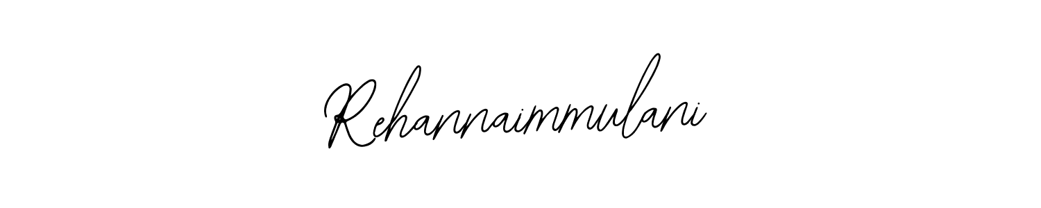 The best way (Bearetta-2O07w) to make a short signature is to pick only two or three words in your name. The name Rehannaimmulani include a total of six letters. For converting this name. Rehannaimmulani signature style 12 images and pictures png