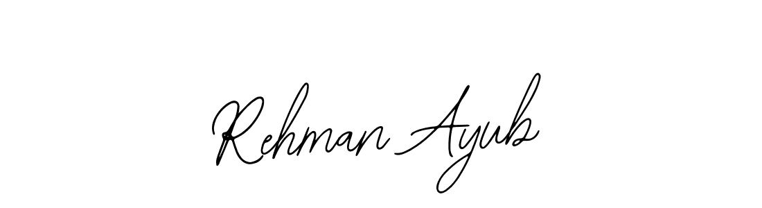 Make a beautiful signature design for name Rehman Ayub. With this signature (Bearetta-2O07w) style, you can create a handwritten signature for free. Rehman Ayub signature style 12 images and pictures png