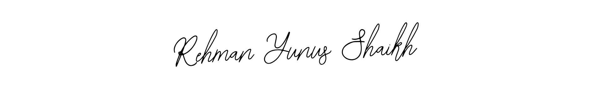 Make a beautiful signature design for name Rehman Yunus Shaikh. Use this online signature maker to create a handwritten signature for free. Rehman Yunus Shaikh signature style 12 images and pictures png
