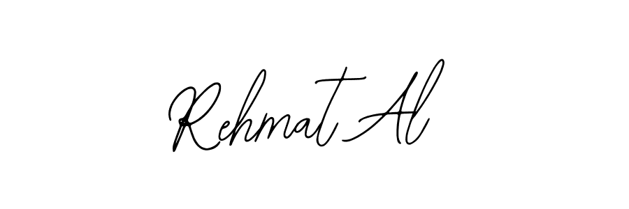 How to make Rehmat Al name signature. Use Bearetta-2O07w style for creating short signs online. This is the latest handwritten sign. Rehmat Al signature style 12 images and pictures png