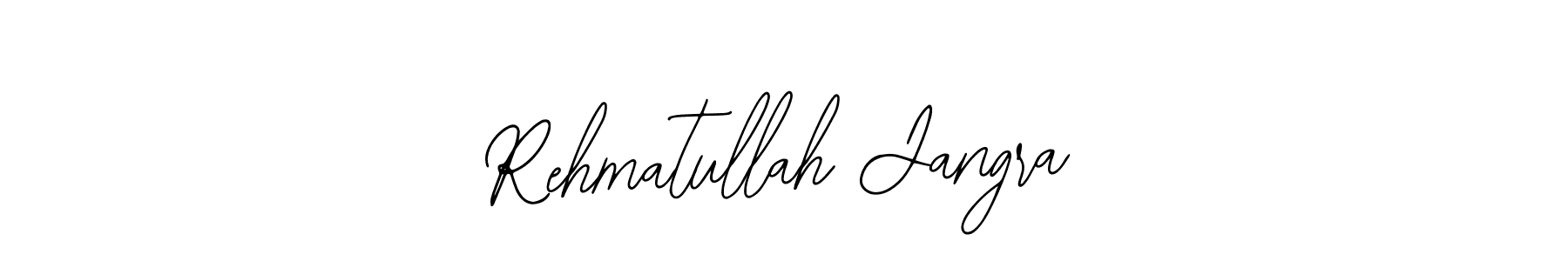 Also we have Rehmatullah Jangra name is the best signature style. Create professional handwritten signature collection using Bearetta-2O07w autograph style. Rehmatullah Jangra signature style 12 images and pictures png