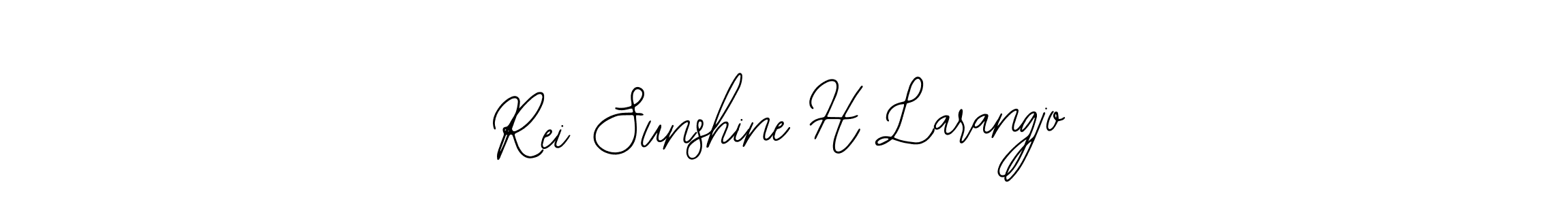 Create a beautiful signature design for name Rei Sunshine H Larangjo. With this signature (Bearetta-2O07w) fonts, you can make a handwritten signature for free. Rei Sunshine H Larangjo signature style 12 images and pictures png