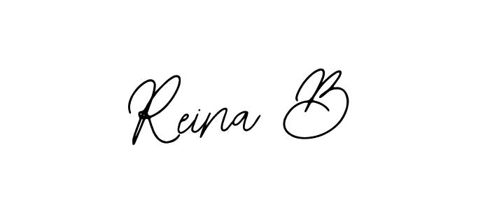 Make a beautiful signature design for name Reina B. With this signature (Bearetta-2O07w) style, you can create a handwritten signature for free. Reina B signature style 12 images and pictures png