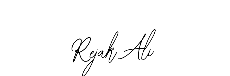The best way (Bearetta-2O07w) to make a short signature is to pick only two or three words in your name. The name Rejak Ali include a total of six letters. For converting this name. Rejak Ali signature style 12 images and pictures png