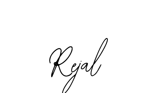Use a signature maker to create a handwritten signature online. With this signature software, you can design (Bearetta-2O07w) your own signature for name Rejal. Rejal signature style 12 images and pictures png