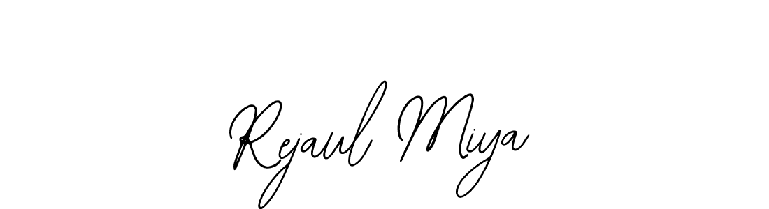 How to make Rejaul Miya name signature. Use Bearetta-2O07w style for creating short signs online. This is the latest handwritten sign. Rejaul Miya signature style 12 images and pictures png