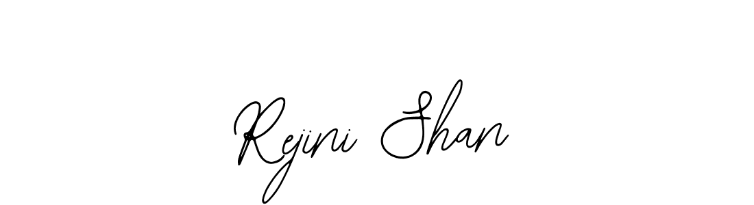 Bearetta-2O07w is a professional signature style that is perfect for those who want to add a touch of class to their signature. It is also a great choice for those who want to make their signature more unique. Get Rejini Shan name to fancy signature for free. Rejini Shan signature style 12 images and pictures png