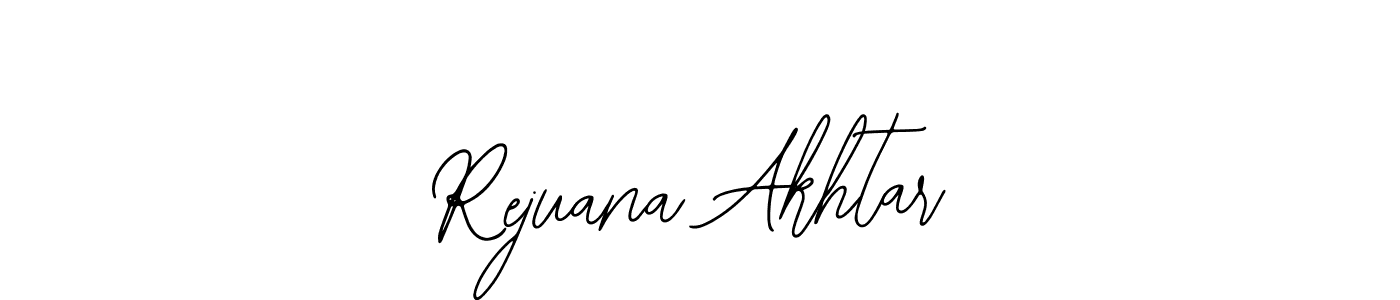 Make a short Rejuana Akhtar signature style. Manage your documents anywhere anytime using Bearetta-2O07w. Create and add eSignatures, submit forms, share and send files easily. Rejuana Akhtar signature style 12 images and pictures png