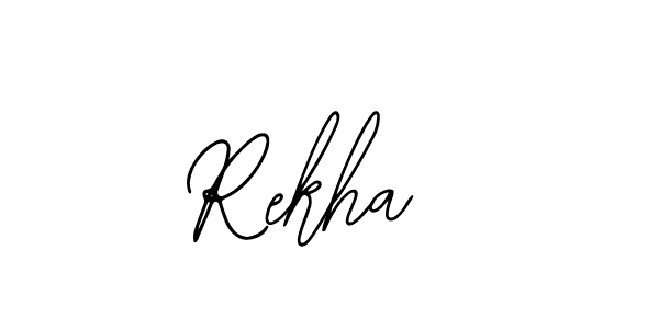 How to make Rekha  name signature. Use Bearetta-2O07w style for creating short signs online. This is the latest handwritten sign. Rekha  signature style 12 images and pictures png