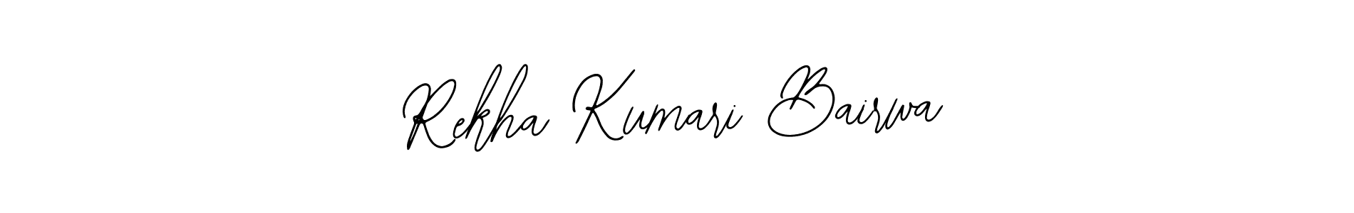 How to make Rekha Kumari Bairwa signature? Bearetta-2O07w is a professional autograph style. Create handwritten signature for Rekha Kumari Bairwa name. Rekha Kumari Bairwa signature style 12 images and pictures png