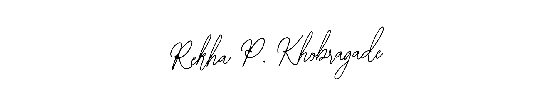 Make a short Rekha P. Khobragade signature style. Manage your documents anywhere anytime using Bearetta-2O07w. Create and add eSignatures, submit forms, share and send files easily. Rekha P. Khobragade signature style 12 images and pictures png