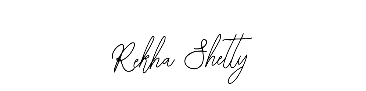 Use a signature maker to create a handwritten signature online. With this signature software, you can design (Bearetta-2O07w) your own signature for name Rekha Shetty. Rekha Shetty signature style 12 images and pictures png