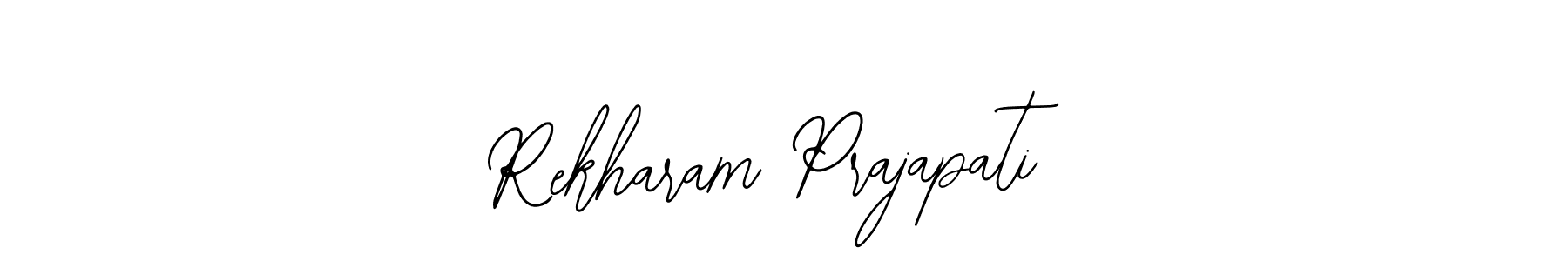 Use a signature maker to create a handwritten signature online. With this signature software, you can design (Bearetta-2O07w) your own signature for name Rekharam Prajapati. Rekharam Prajapati signature style 12 images and pictures png