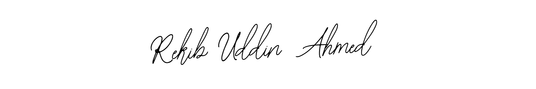 Create a beautiful signature design for name Rekib Uddin  Ahmed. With this signature (Bearetta-2O07w) fonts, you can make a handwritten signature for free. Rekib Uddin  Ahmed signature style 12 images and pictures png