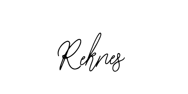 Make a beautiful signature design for name Reknes. Use this online signature maker to create a handwritten signature for free. Reknes signature style 12 images and pictures png