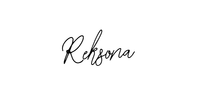 Reksona stylish signature style. Best Handwritten Sign (Bearetta-2O07w) for my name. Handwritten Signature Collection Ideas for my name Reksona. Reksona signature style 12 images and pictures png