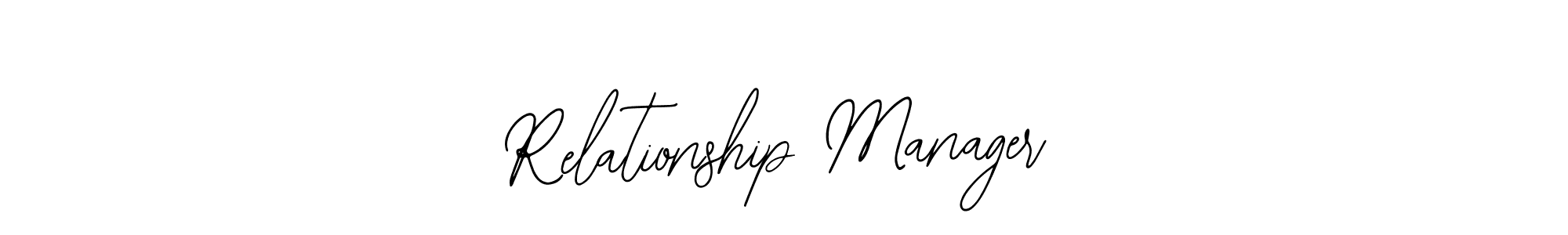 if you are searching for the best signature style for your name Relationship Manager. so please give up your signature search. here we have designed multiple signature styles  using Bearetta-2O07w. Relationship Manager signature style 12 images and pictures png