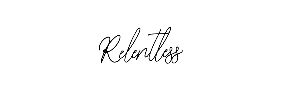 Best and Professional Signature Style for Relentless. Bearetta-2O07w Best Signature Style Collection. Relentless signature style 12 images and pictures png