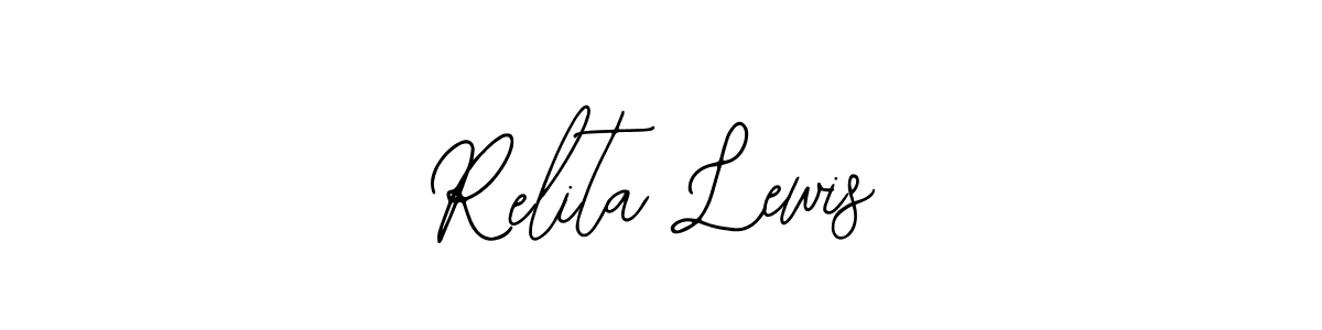 Relita Lewis stylish signature style. Best Handwritten Sign (Bearetta-2O07w) for my name. Handwritten Signature Collection Ideas for my name Relita Lewis. Relita Lewis signature style 12 images and pictures png