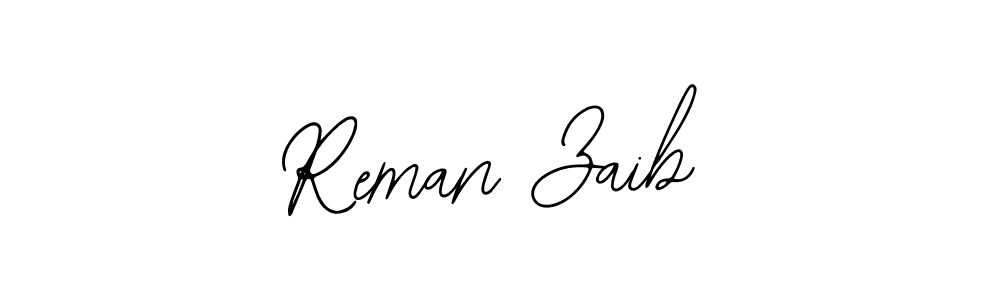 Create a beautiful signature design for name Reman Zaib. With this signature (Bearetta-2O07w) fonts, you can make a handwritten signature for free. Reman Zaib signature style 12 images and pictures png