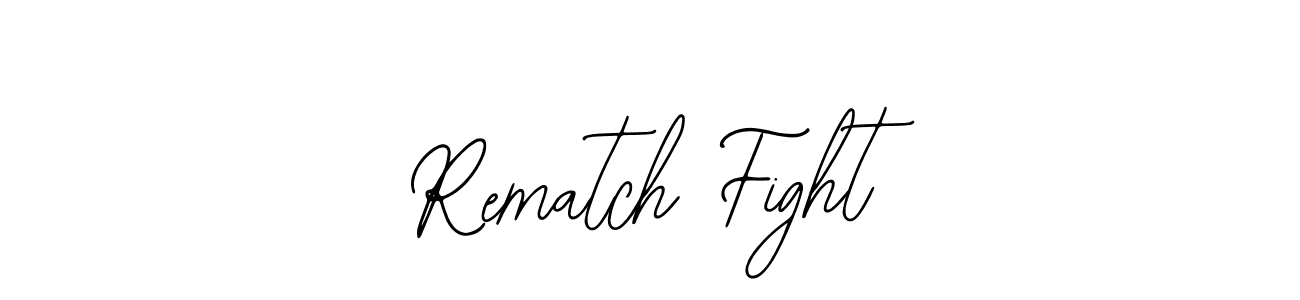 How to make Rematch Fight name signature. Use Bearetta-2O07w style for creating short signs online. This is the latest handwritten sign. Rematch Fight signature style 12 images and pictures png