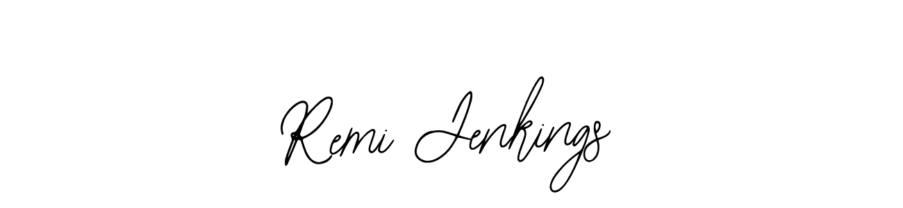 How to make Remi Jenkings name signature. Use Bearetta-2O07w style for creating short signs online. This is the latest handwritten sign. Remi Jenkings signature style 12 images and pictures png