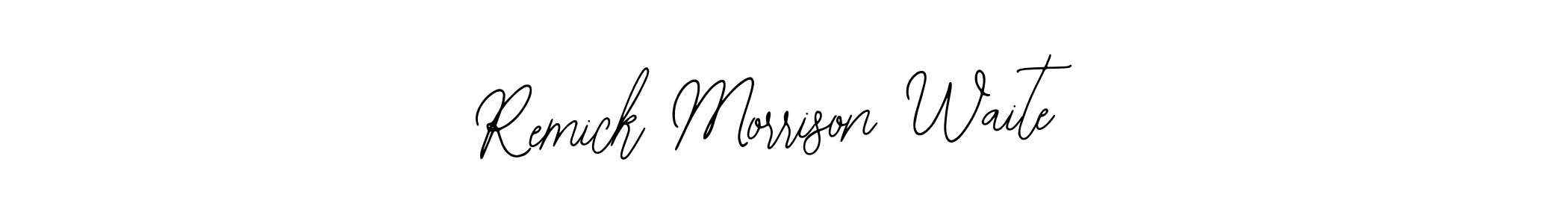 It looks lik you need a new signature style for name Remick Morrison Waite. Design unique handwritten (Bearetta-2O07w) signature with our free signature maker in just a few clicks. Remick Morrison Waite signature style 12 images and pictures png