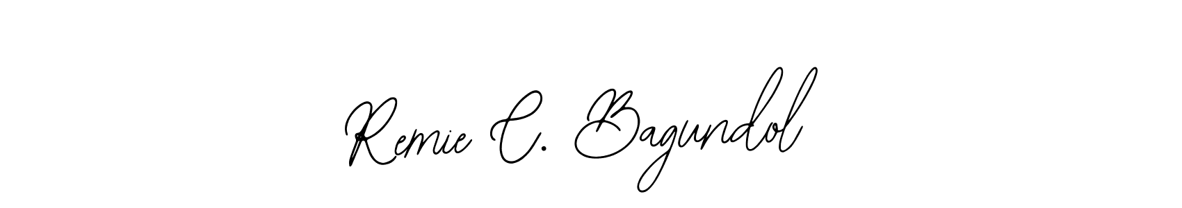 Make a beautiful signature design for name Remie C. Bagundol. Use this online signature maker to create a handwritten signature for free. Remie C. Bagundol signature style 12 images and pictures png
