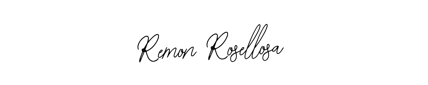 How to make Remon Rosellosa signature? Bearetta-2O07w is a professional autograph style. Create handwritten signature for Remon Rosellosa name. Remon Rosellosa signature style 12 images and pictures png