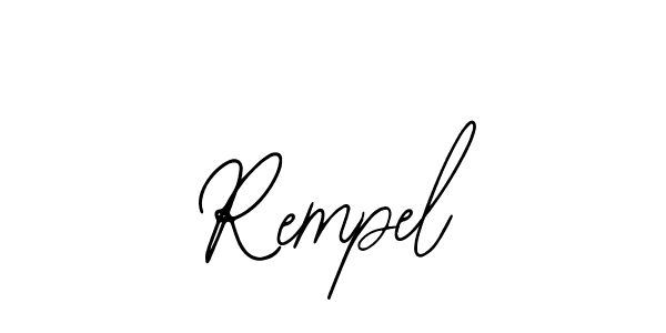 The best way (Bearetta-2O07w) to make a short signature is to pick only two or three words in your name. The name Rempel include a total of six letters. For converting this name. Rempel signature style 12 images and pictures png
