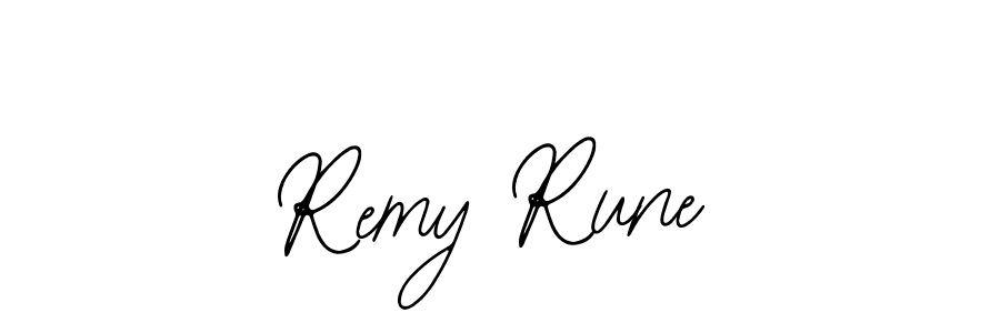 How to make Remy Rune signature? Bearetta-2O07w is a professional autograph style. Create handwritten signature for Remy Rune name. Remy Rune signature style 12 images and pictures png
