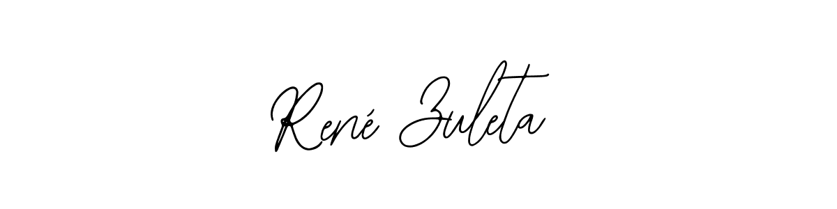 Bearetta-2O07w is a professional signature style that is perfect for those who want to add a touch of class to their signature. It is also a great choice for those who want to make their signature more unique. Get René Zuleta name to fancy signature for free. René Zuleta signature style 12 images and pictures png