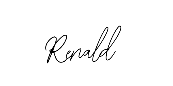 How to make Renald signature? Bearetta-2O07w is a professional autograph style. Create handwritten signature for Renald name. Renald signature style 12 images and pictures png