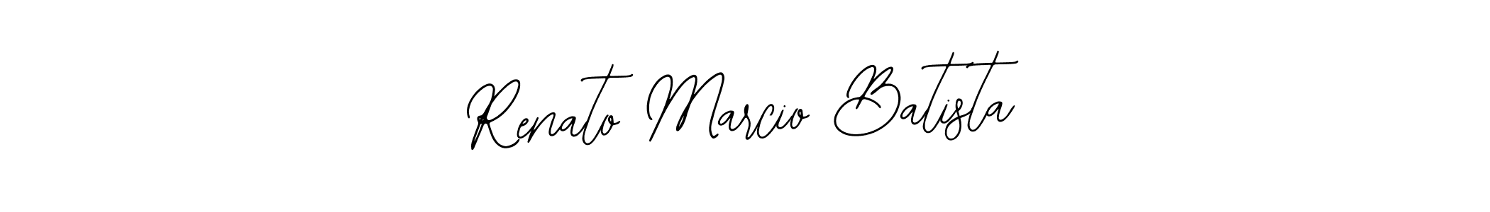 You should practise on your own different ways (Bearetta-2O07w) to write your name (Renato Marcio Batista) in signature. don't let someone else do it for you. Renato Marcio Batista signature style 12 images and pictures png
