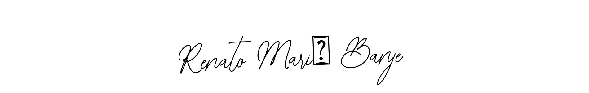 Make a beautiful signature design for name Renato Marić Banje. With this signature (Bearetta-2O07w) style, you can create a handwritten signature for free. Renato Marić Banje signature style 12 images and pictures png