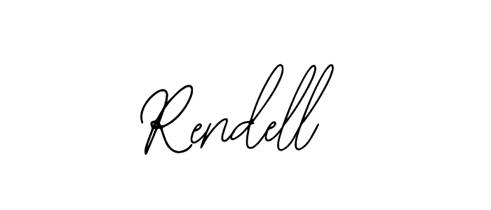 Best and Professional Signature Style for Rendell. Bearetta-2O07w Best Signature Style Collection. Rendell signature style 12 images and pictures png