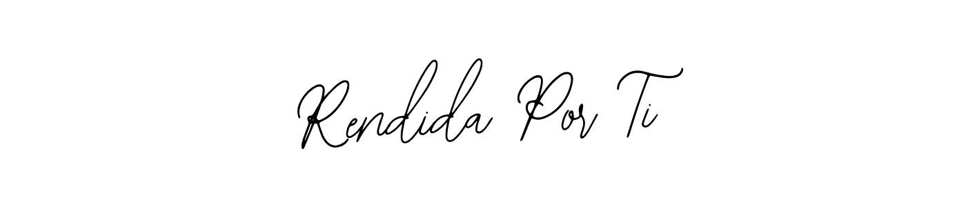 Create a beautiful signature design for name Rendida Por Ti. With this signature (Bearetta-2O07w) fonts, you can make a handwritten signature for free. Rendida Por Ti signature style 12 images and pictures png