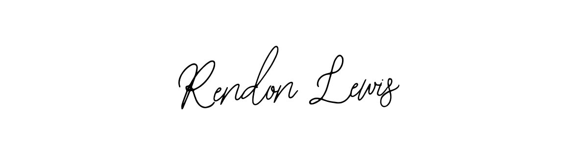 It looks lik you need a new signature style for name Rendon Lewis. Design unique handwritten (Bearetta-2O07w) signature with our free signature maker in just a few clicks. Rendon Lewis signature style 12 images and pictures png