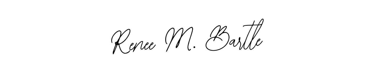 Bearetta-2O07w is a professional signature style that is perfect for those who want to add a touch of class to their signature. It is also a great choice for those who want to make their signature more unique. Get Renee M. Bartle name to fancy signature for free. Renee M. Bartle signature style 12 images and pictures png