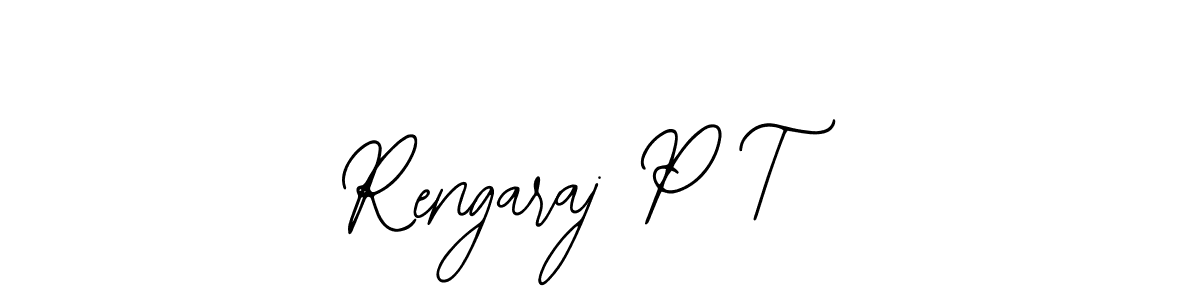 Similarly Bearetta-2O07w is the best handwritten signature design. Signature creator online .You can use it as an online autograph creator for name Rengaraj P T. Rengaraj P T signature style 12 images and pictures png