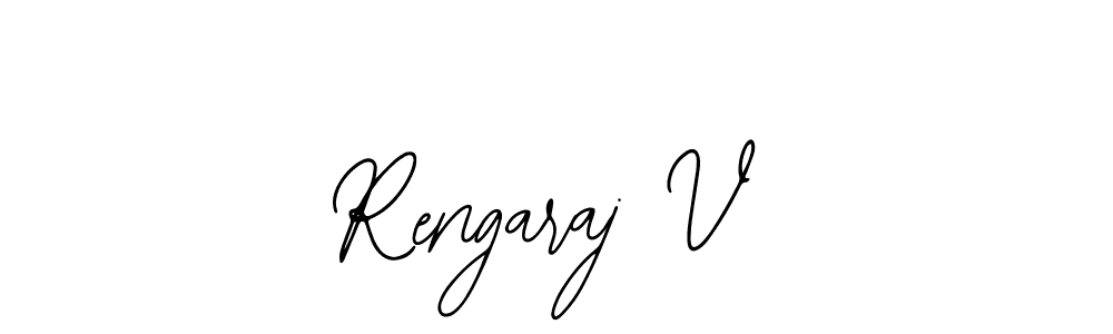 if you are searching for the best signature style for your name Rengaraj V. so please give up your signature search. here we have designed multiple signature styles  using Bearetta-2O07w. Rengaraj V signature style 12 images and pictures png