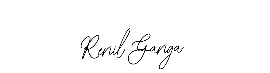 You should practise on your own different ways (Bearetta-2O07w) to write your name (Renil Ganga) in signature. don't let someone else do it for you. Renil Ganga signature style 12 images and pictures png