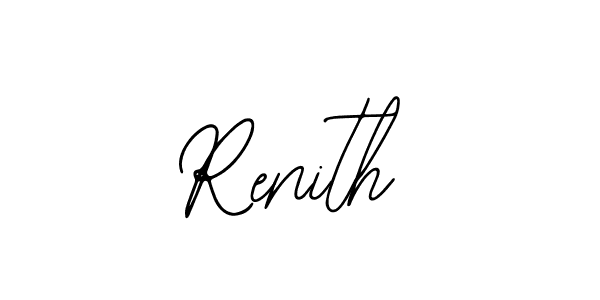You should practise on your own different ways (Bearetta-2O07w) to write your name (Renith) in signature. don't let someone else do it for you. Renith signature style 12 images and pictures png