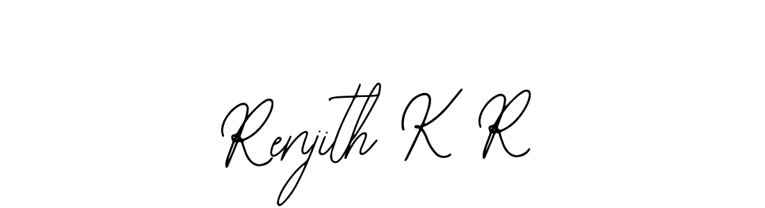 How to Draw Renjith K R signature style? Bearetta-2O07w is a latest design signature styles for name Renjith K R. Renjith K R signature style 12 images and pictures png